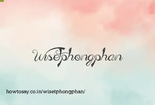 Wisetphongphan