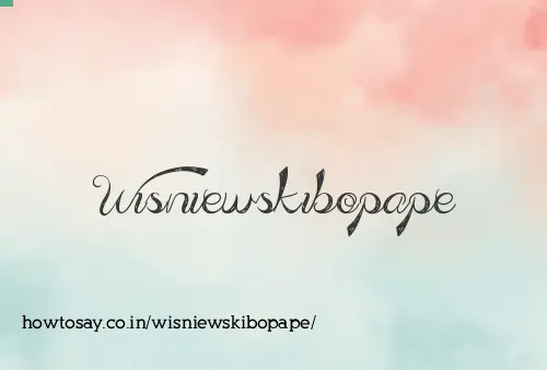 Wisniewskibopape