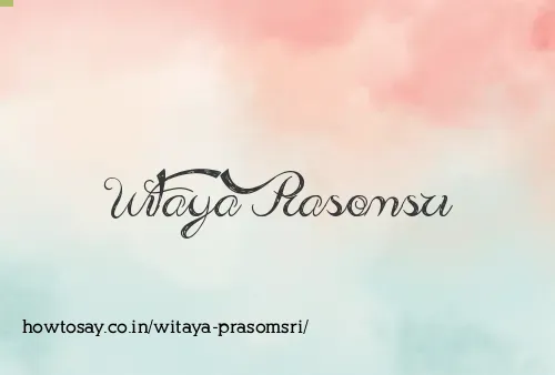 Witaya Prasomsri