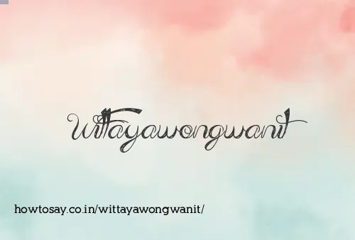 Wittayawongwanit