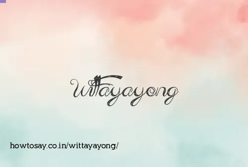 Wittayayong