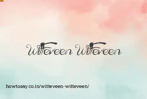 Witteveen Witteveen
