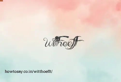 Witthoefft