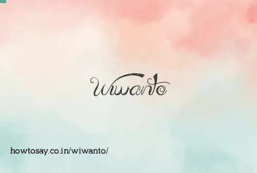 Wiwanto