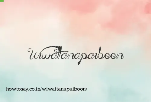 Wiwattanapaiboon