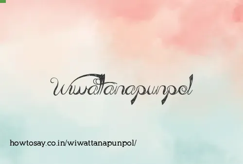 Wiwattanapunpol