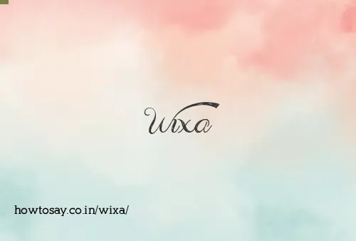 Wixa