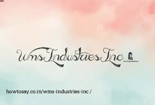 Wms Industries Inc.