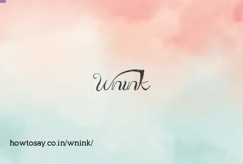 Wnink