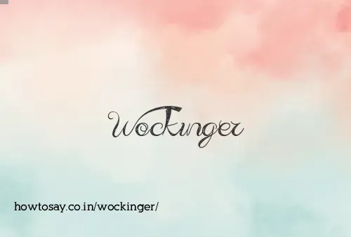 Wockinger