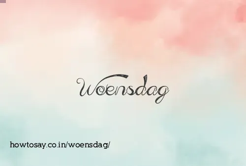 Woensdag