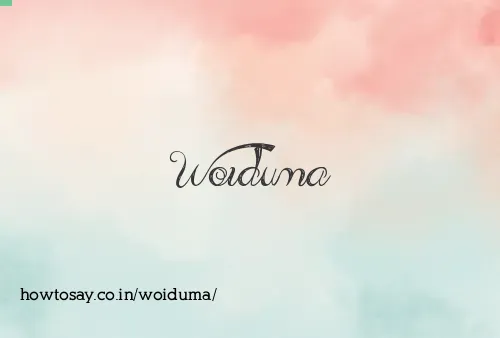Woiduma