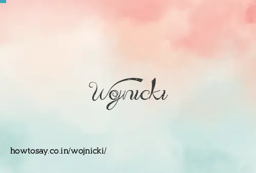 Wojnicki