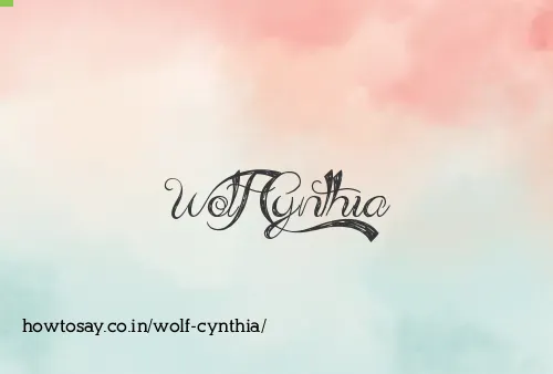 Wolf Cynthia