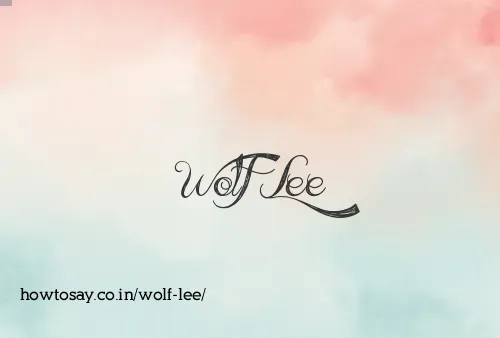 Wolf Lee