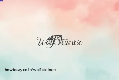 Wolf Steiner