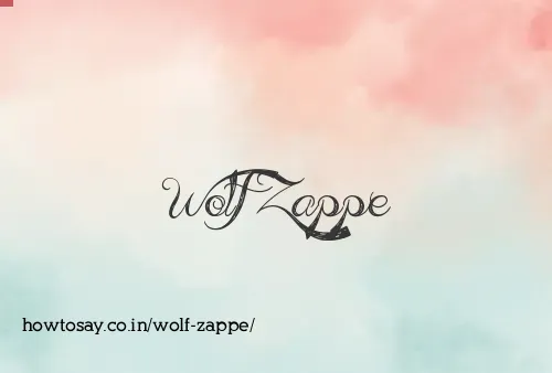 Wolf Zappe