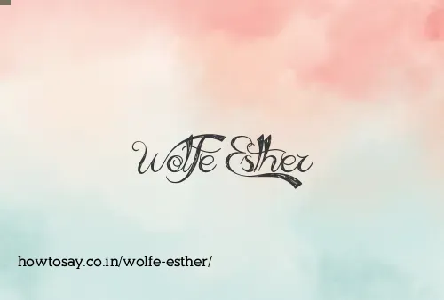 Wolfe Esther