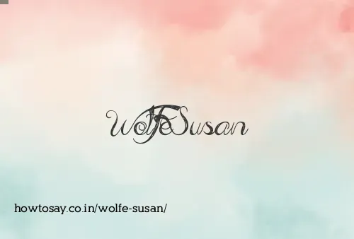 Wolfe Susan