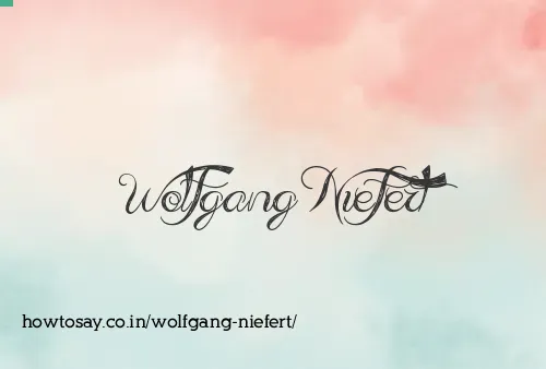 Wolfgang Niefert