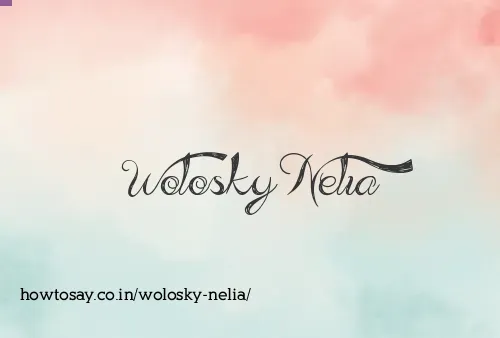 Wolosky Nelia