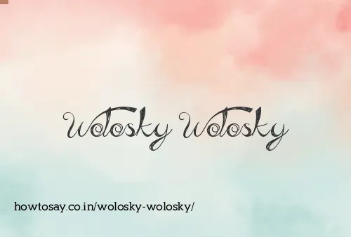 Wolosky Wolosky