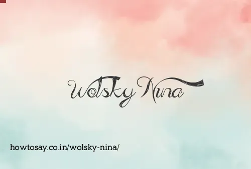 Wolsky Nina
