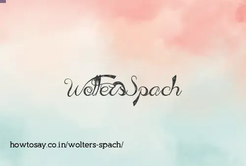 Wolters Spach