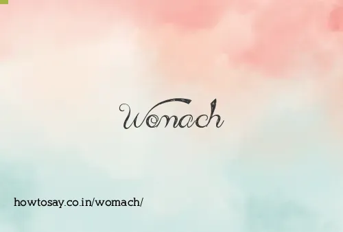 Womach
