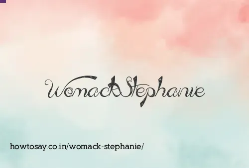 Womack Stephanie