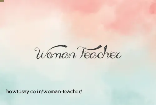 Woman Teacher