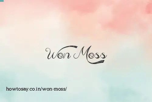 Won Moss