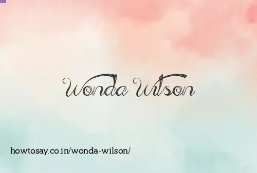 Wonda Wilson