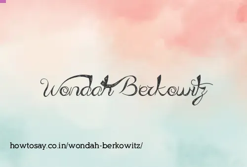 Wondah Berkowitz