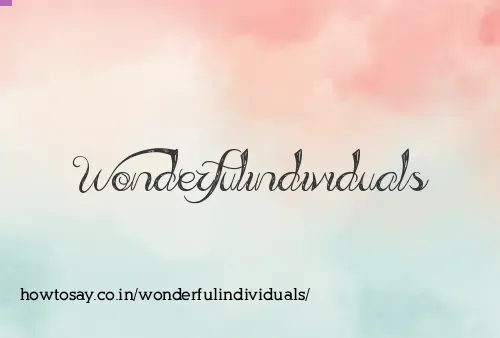 Wonderfulindividuals