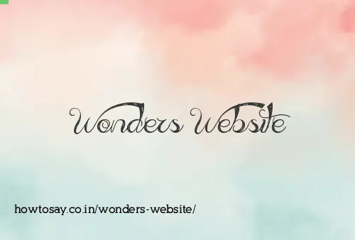 Wonders Website