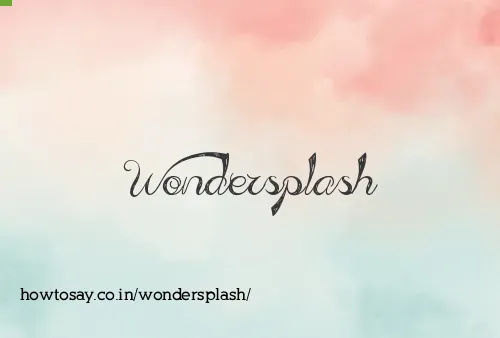 Wondersplash