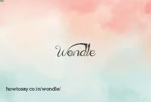 Wondle
