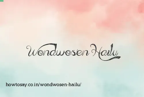 Wondwosen Hailu