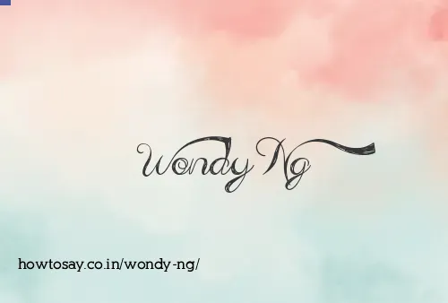 Wondy Ng
