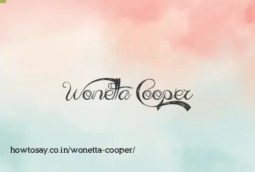 Wonetta Cooper