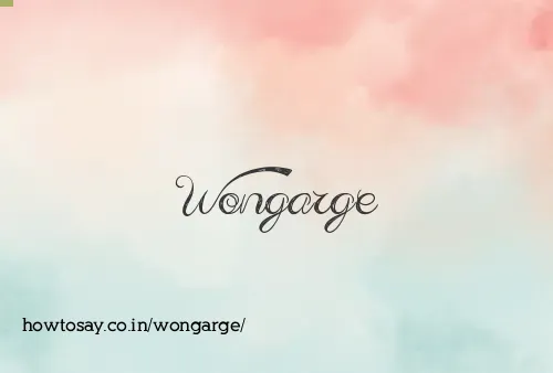 Wongarge