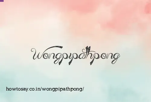 Wongpipathpong