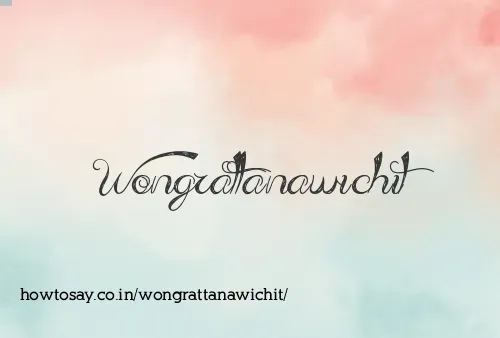 Wongrattanawichit