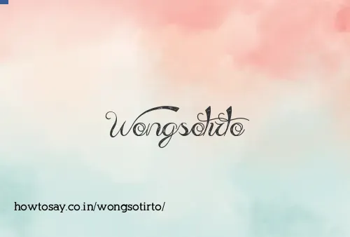 Wongsotirto