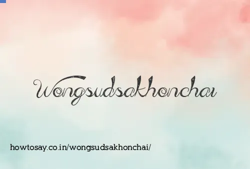 Wongsudsakhonchai