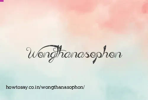 Wongthanasophon