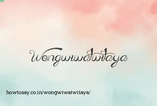 Wongwiwatwitaya
