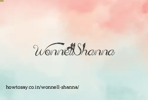 Wonnell Shanna
