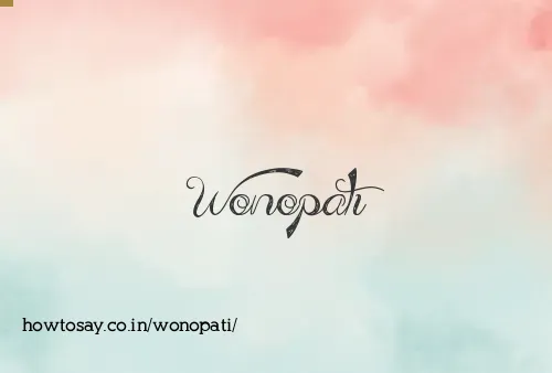 Wonopati
